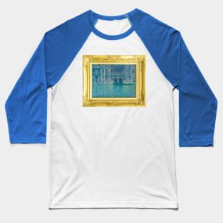 MONET - Palazzo da Mula, Venice (1908) by Claude Monet Baseball T-Shirt